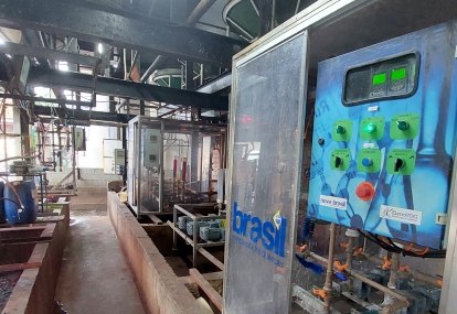 Painel de controle de dosagem em campo